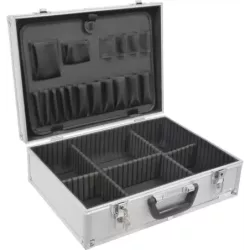 Valise de rangement en aluminium 457x330x155mm