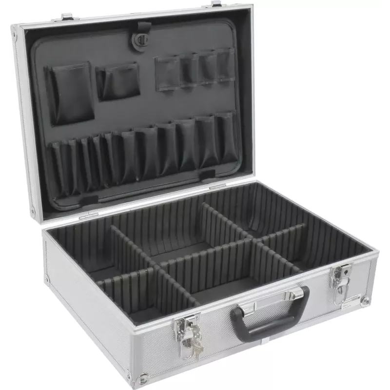 Valise de rangement en aluminium 457x330x155mm