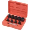 Douilles twist 1/2" de 10 à 19mm pour écrous rouillés - coffret de 10 pcs