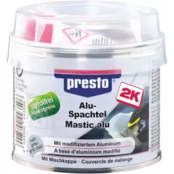 Mastic polyester aluminium avec tube durcisseur