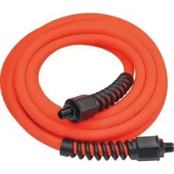 Rallonge tuyau air comprimé ultra flexible avec raccords 1/4"