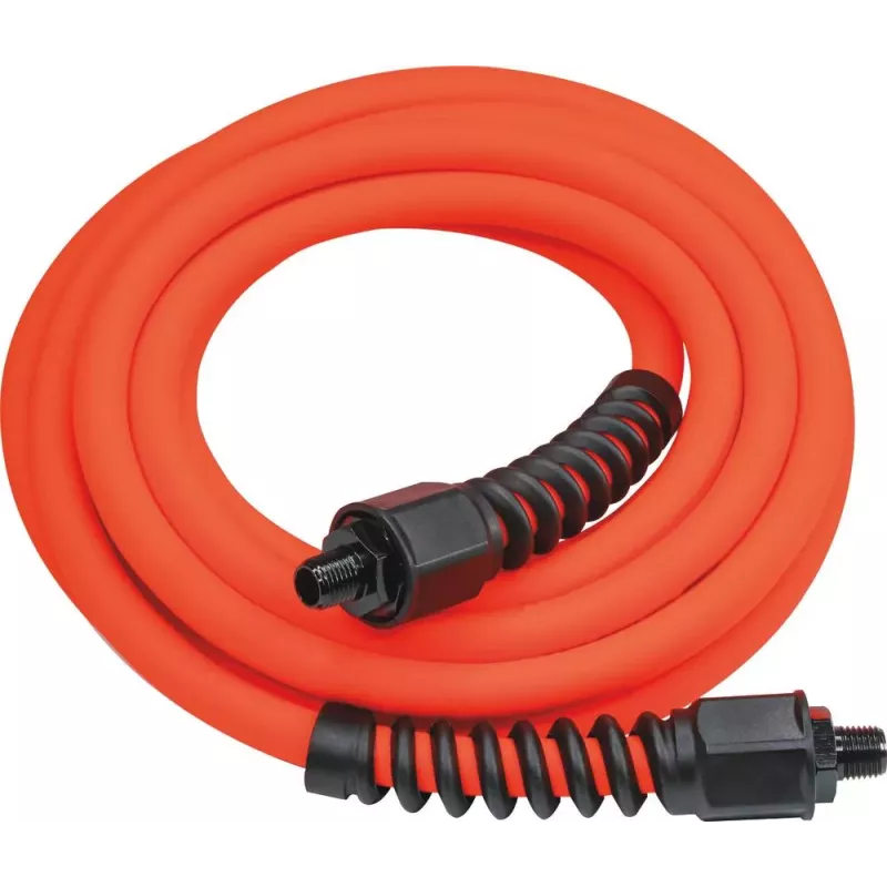 Rallonge tuyau air comprimé ultra flexible avec raccords 1/4"