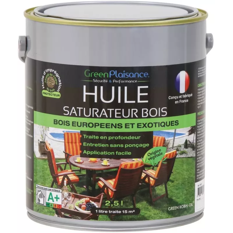 Huile saturateur spéciale mobilier teck et bois