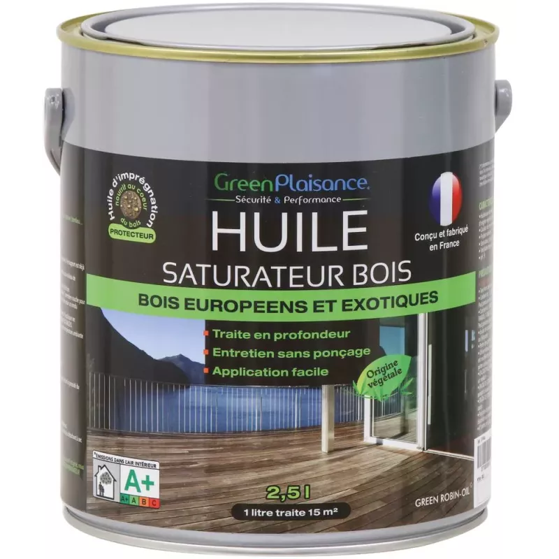 Huile saturateur spéciale terrasse en bois