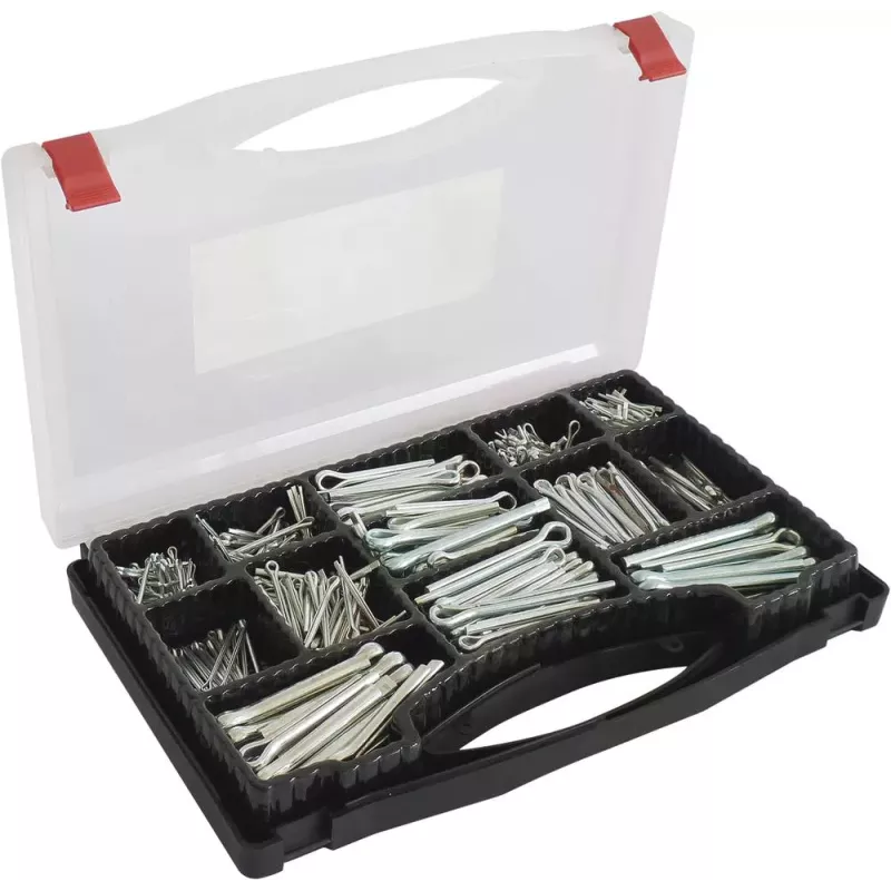 Goupilles fendues  de 2,5 à 8mm- coffret de 510 pcs