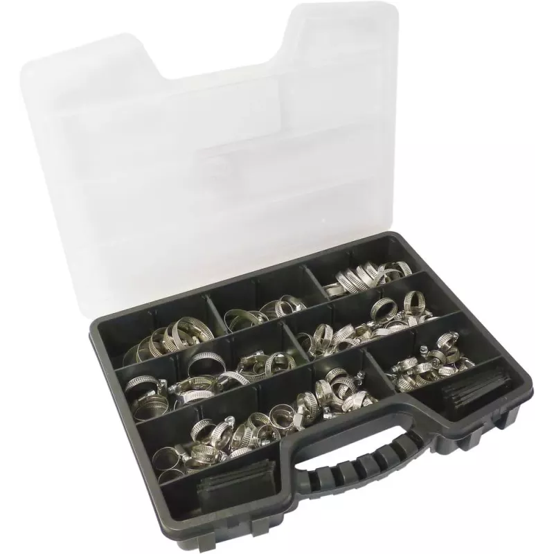 Collier à crémaillère acier inox 304 9mm de 8 à 50mm - coffret de 100 pcs