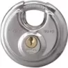 Cadenas marine rond acier inox 70mm 2 clés - blister