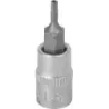 Douille tournevis 1/4" avec embout Torx® percé