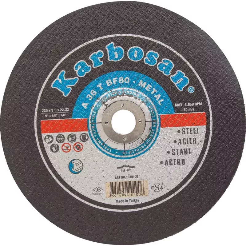 Disque à tronçonner pour meuleuse Disque à tronçonner pour meuleuse