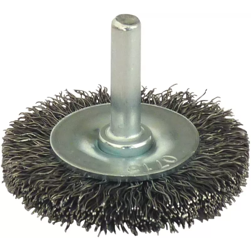 Brosse circulaire, sur tige