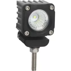 Phare de travail carré LED 10/32V 10W 600 lumens faisceau large