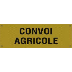 Panneau convoi agricole souple toile PVC 1200x400mm