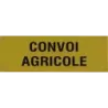 Panneau convoi agricole souple toile PVC 1200x400mm