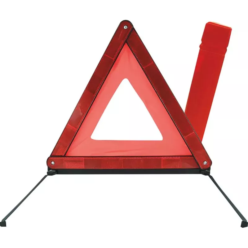 Triangle de présignalisation 4 pieds - boîtier plastique