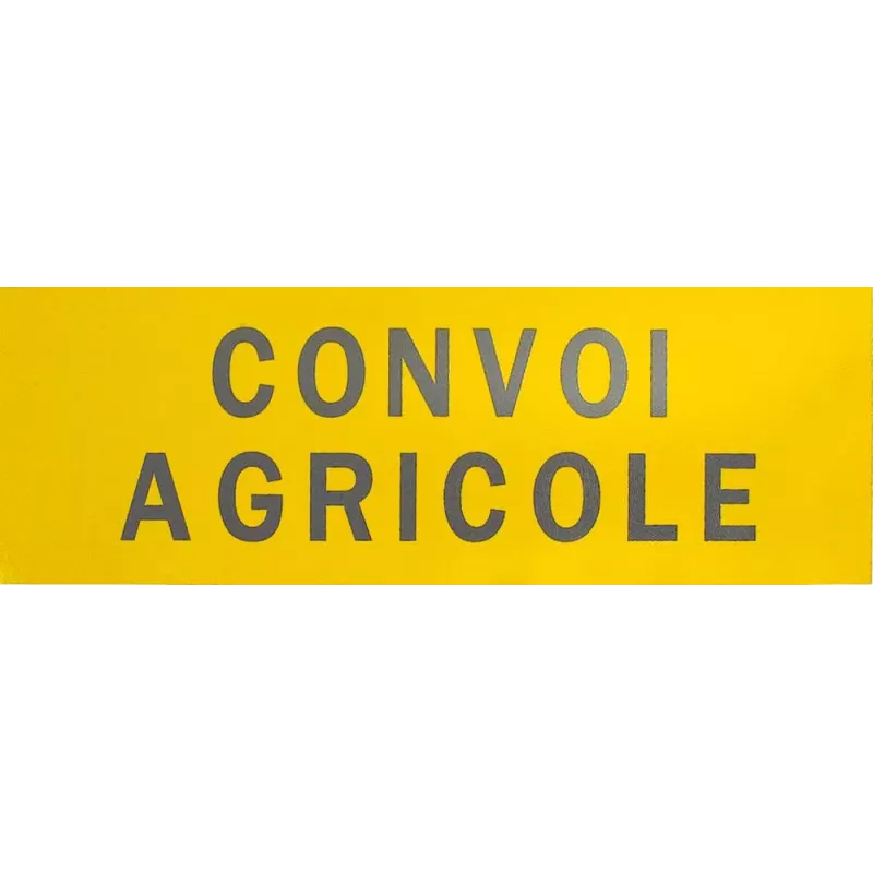 Panneau convoi agricole rigide