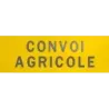 Panneau convoi agricole rigide