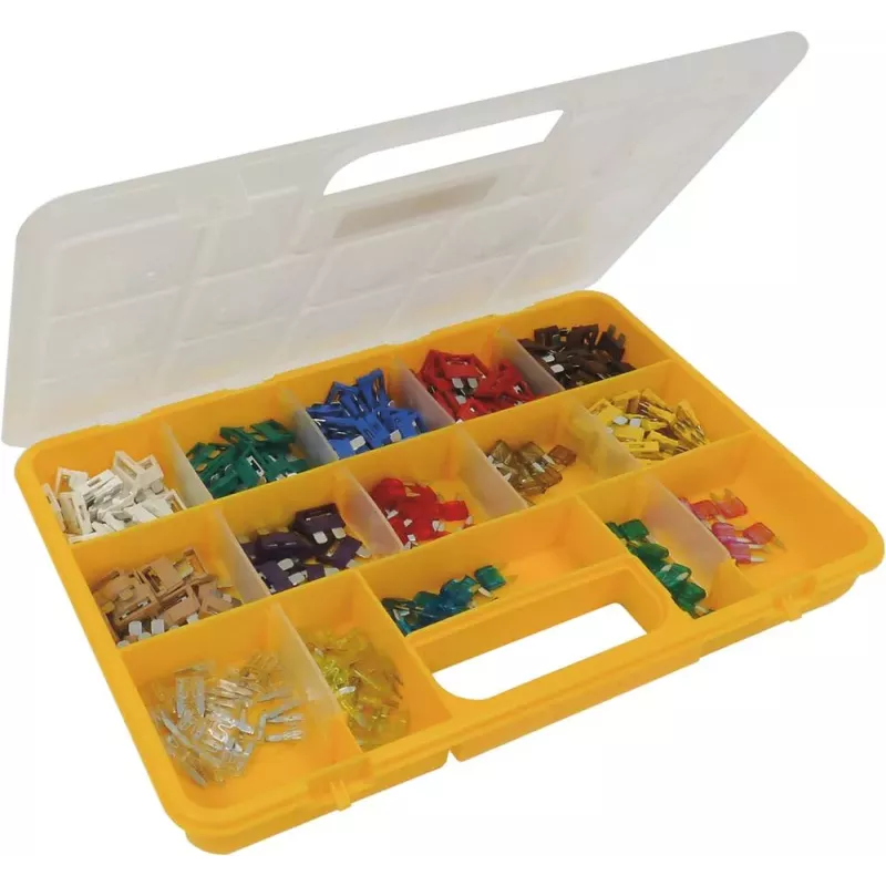 Fusible enfichable mini/standard  assortiment - coffret de 311 pcs