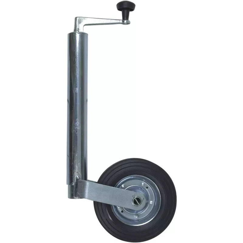 Roue jockey jante acier 48mm course de 170mm 150kg