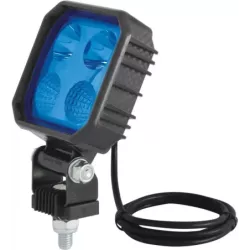 Phare de travail carré LED 10/30V 1000 lumens/boîtier carbone