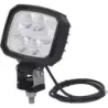 Phare de travail rectangle LED 10/30V 12W 1500 lumens boîtier carbone