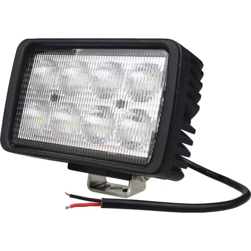 Phare de travail rectangle LED 12/24V 40W 2800 lumens faisceau large