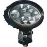 Phare de travail ovale LED 10/30V 12W 2000 lumens faisceau combiné/boîtier carbone