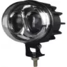 Phare de travail ovale LED 9/48V 6W 400 lumens bleu pour signalisation chariot de manutention