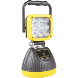 Phare de travail carré LED rechargeable 27W 1800 lumens avec poignée