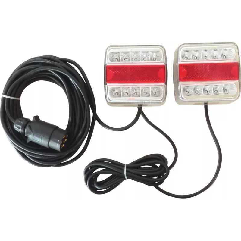 Kit de signalisation arrière LED 12V magnétique