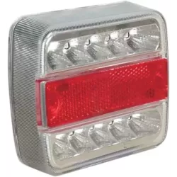 Feu arrière carré LED 12V 4 fonctions