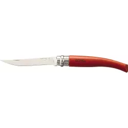 Couteau N°8 avec lame éffilée et bague de sécurité manche en padouk