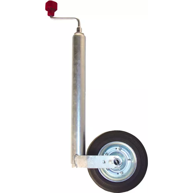 Roue jockey jante acier 48mm course de 250mm 150kg