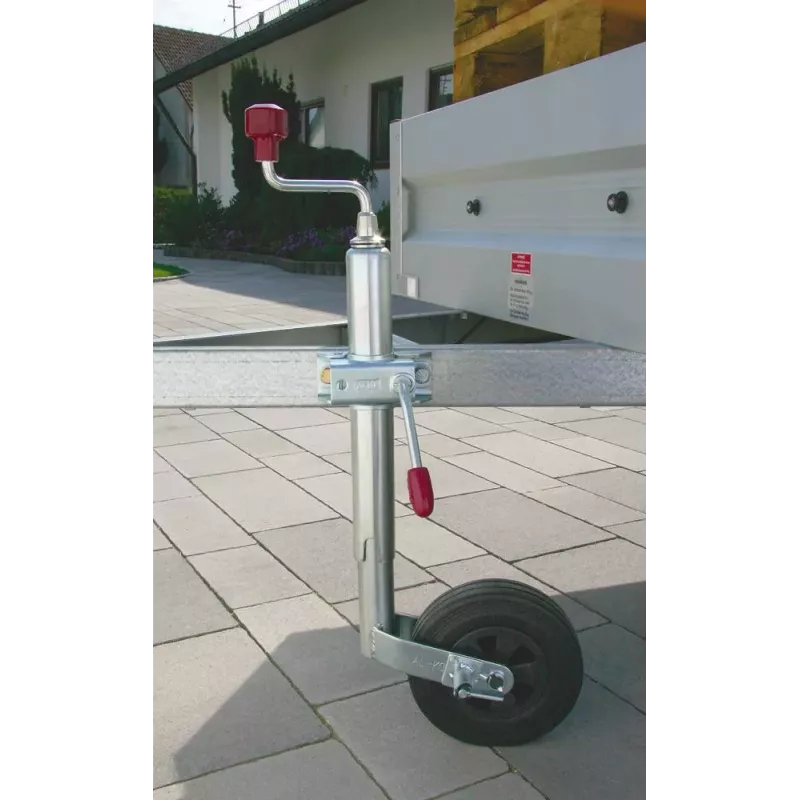 Roue jockey jante PVC 48mm avec blocage de la roue 150kg