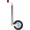 Roue jockey jante acier 48mm course de 220mm 150kg