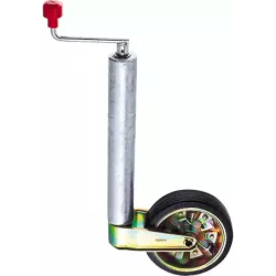 Roue jockey jante acier 60mm course de 265mm 500kg