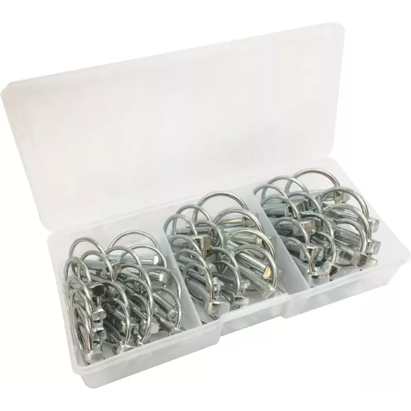 Goupilles clips  8/10/11mm - coffret de 40 pcs