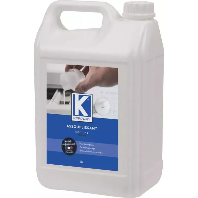 Assouplissant concentré parfumé KARZHAN - bidon de 5L