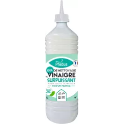 Vinaigre de nettoyage surpuissant 14° en gel parfum menthe - bouteille de 1L