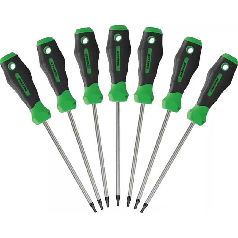 Tournevis Torx® de T10 à T40 - boîte carton de 7 pcs