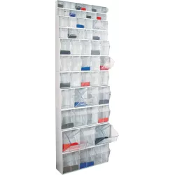 Armoire de rangement 11 modules avec 59 tiroirs basculants 600x241x1770mm