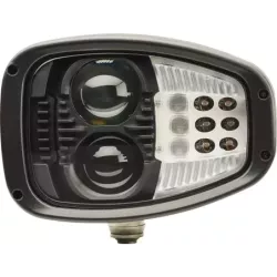 Phare avant LED 12/24V 5 fonctions avec clignotant homologué sur route