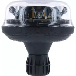 Gyrophare LED rotatif/flash/double flash cabochon transparent