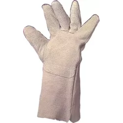 Gants de soudeur cuir manchette 150mm