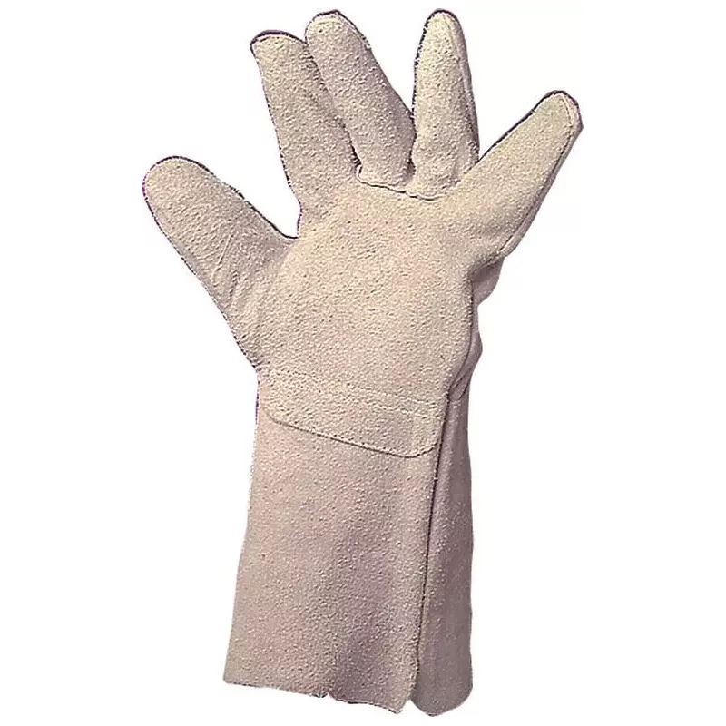 Gants de soudeur cuir manchette 150mm