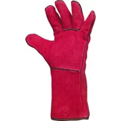 Gants de soudeur cuir doublé manchette 160mm