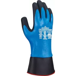 Gants anti coupure enduit nitrile 3/4 dos avec manchette de sécurité