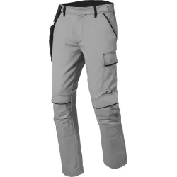 Pantalon de travail 100% coton 280 g/m² gris