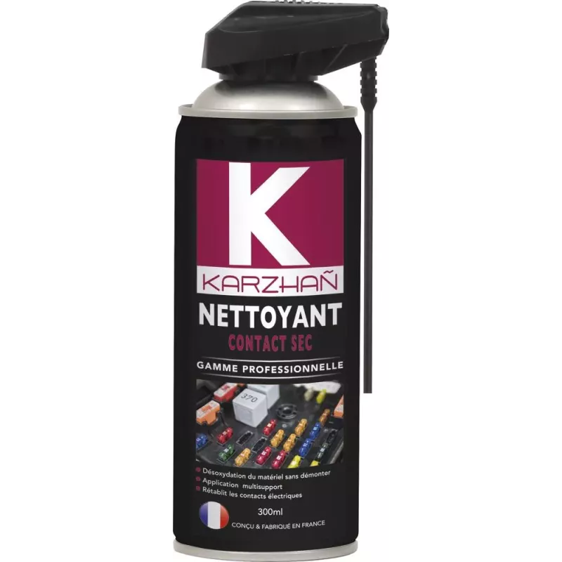 Nettoyant contact électrique avec tête 2 jets - aérosol 300ml