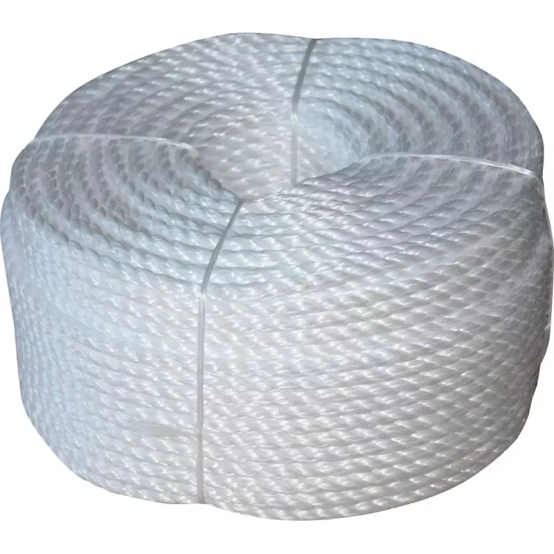 Cordage polypropylène blanc - couronne de 100m