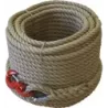 Corde à poulie avec crochet en cordage polypropylène 20mm